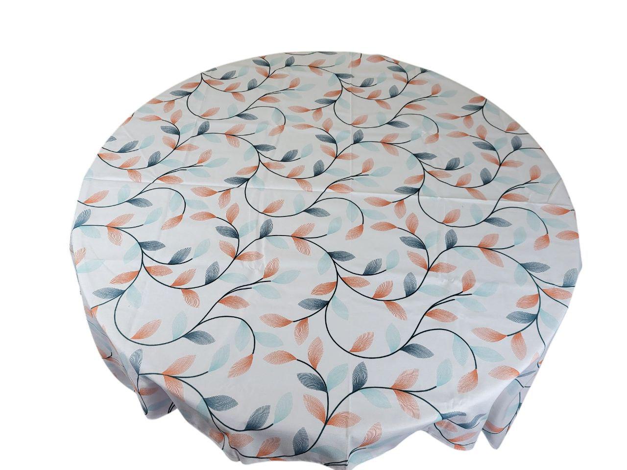 Скатерть на кухонный стол с веточками 140x110 см Белый (1615) Скатерть на кухонный стол с веточками 140x110 см Белый (1615)