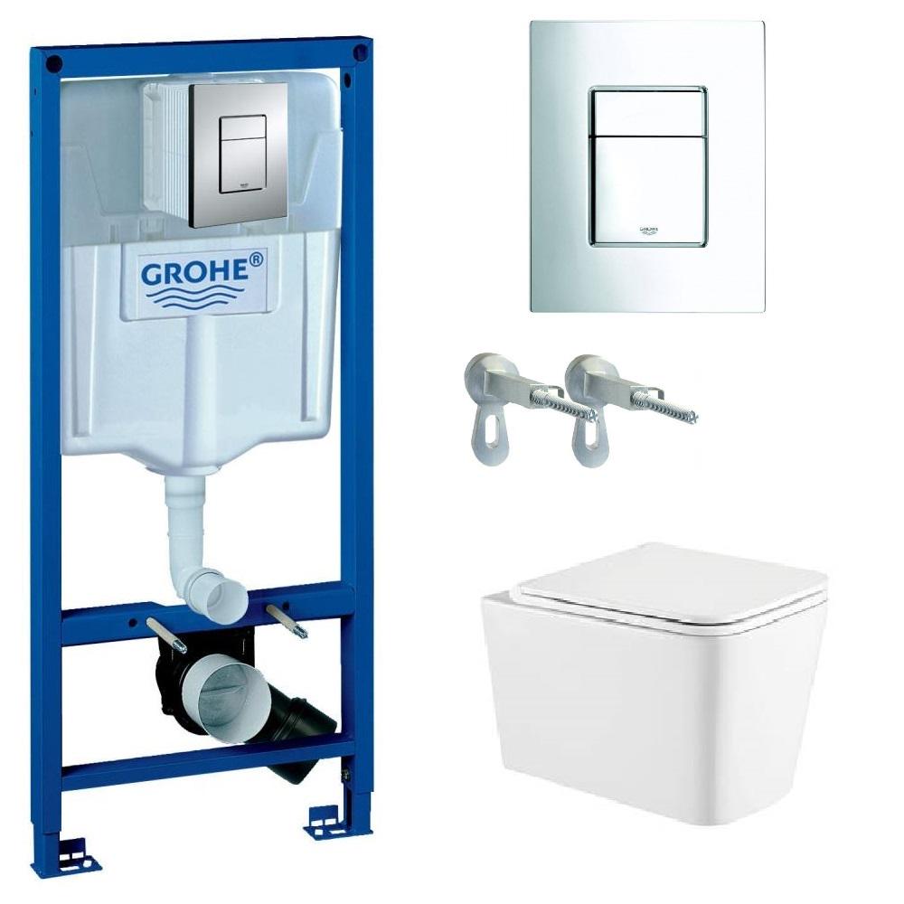 Комплект інсталяції Grohe KVADRO Slim Duroplast/Soft-close (K38772001)