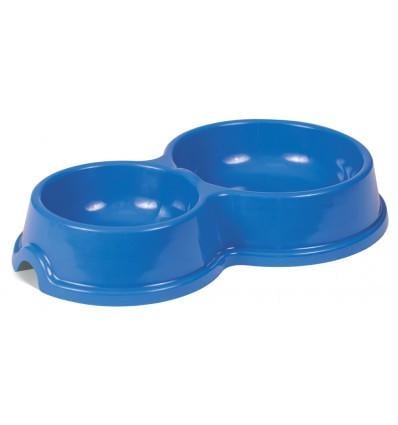 Миска двойная для животных 20х15х16 см (2441656720)