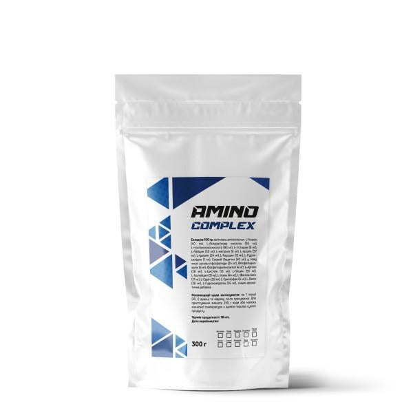 Аминокислотный комплекс AMINO COMPLEX универсальный 90% белка на 12 порций 300 г Апельсиновый (124-125-an-ap300)