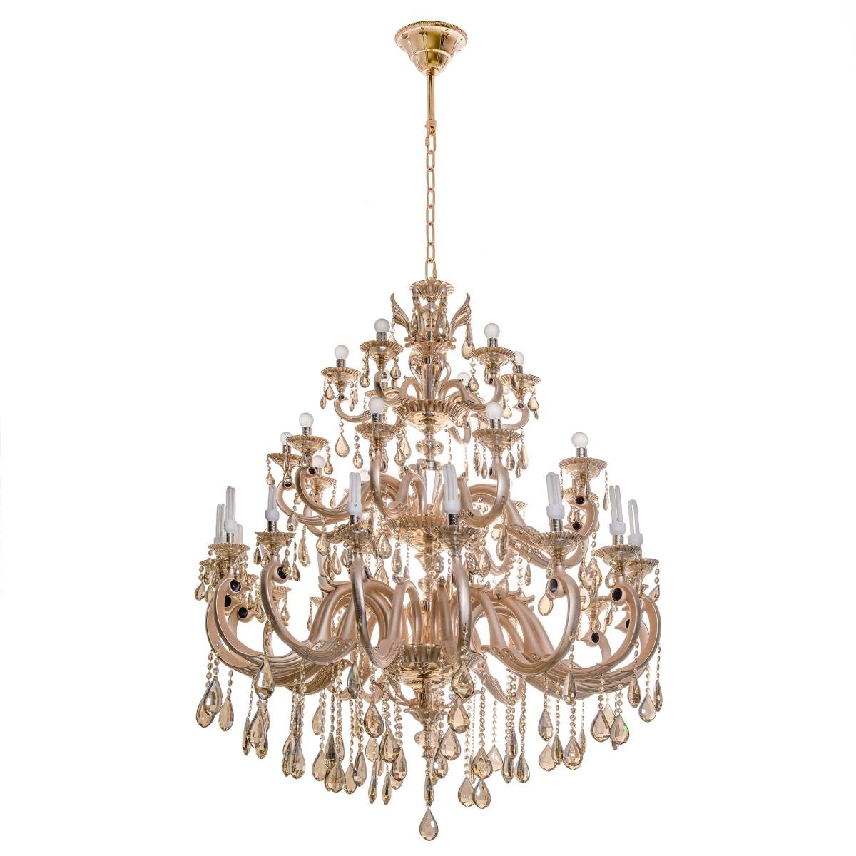 Люстра свеча подвесная большая Brille BCL-367S/32 E14