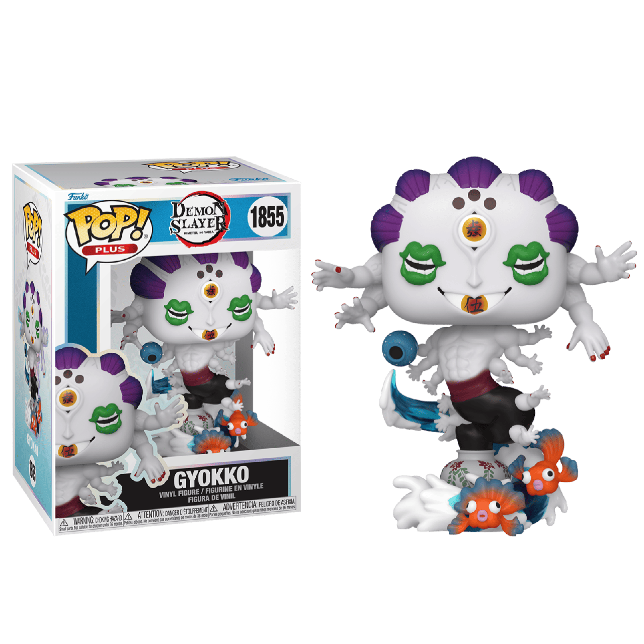 Фігурка Funko POP Гьокко 1855 з аніме Клинок, що розсікає демонів Demon Slayer (2800889803)