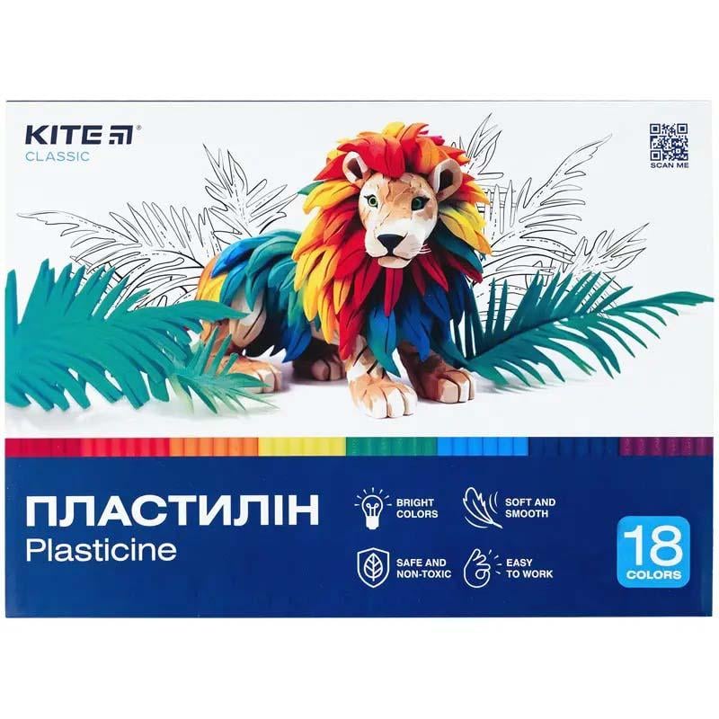Пластилін KITE Classic K-085 24 кольори 480 г