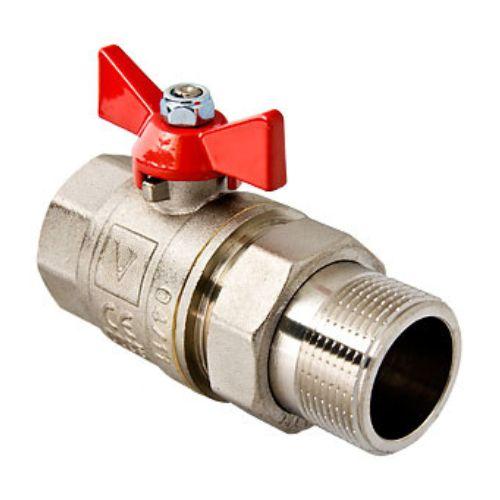 Кран з американкою кульовий Valves 0016 1" PN30 прямий