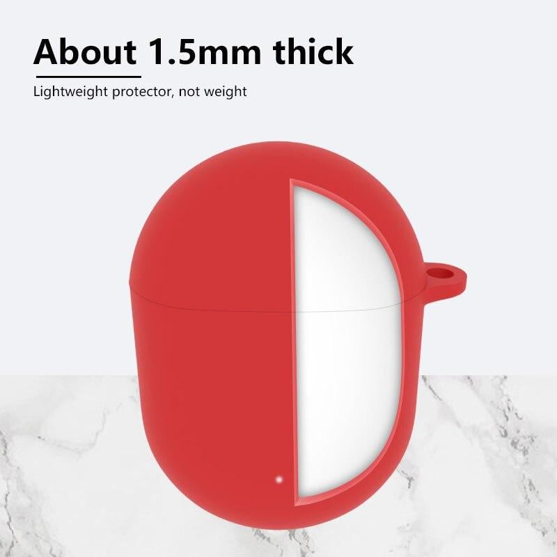 Чехол силиконовый для Google Pixel Buds A-Series с карабином Красный (2478042837) - фото 3 Чехол силиконовый для Google Pixel Buds A-Series с карабином Красный (2478042837) - фото 3