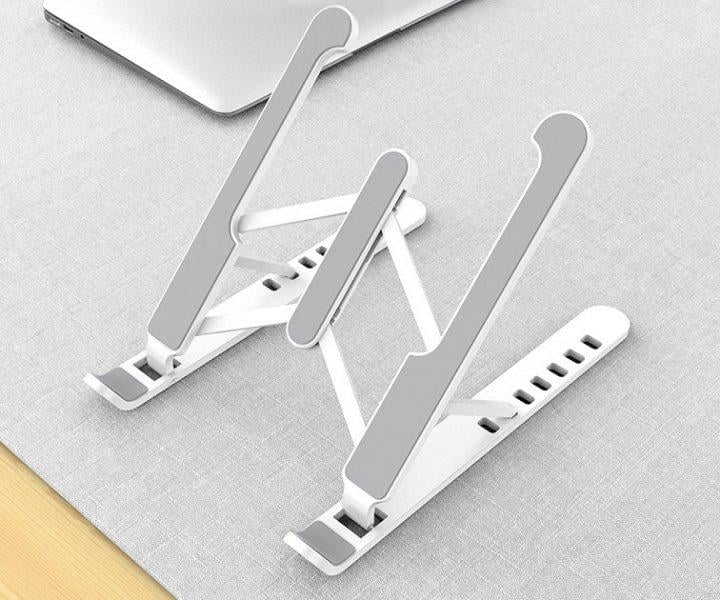 Раздвижная подставка для ноутбука Notebook Bracket P1 Белый (1009376-White) - фото 2