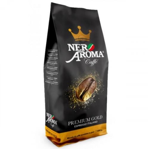 Кофе зерновой Nero Aroma Premium Gold 1 кг (1179222) Кофе зерновой Nero Aroma Premium Gold 1 кг (1179222)