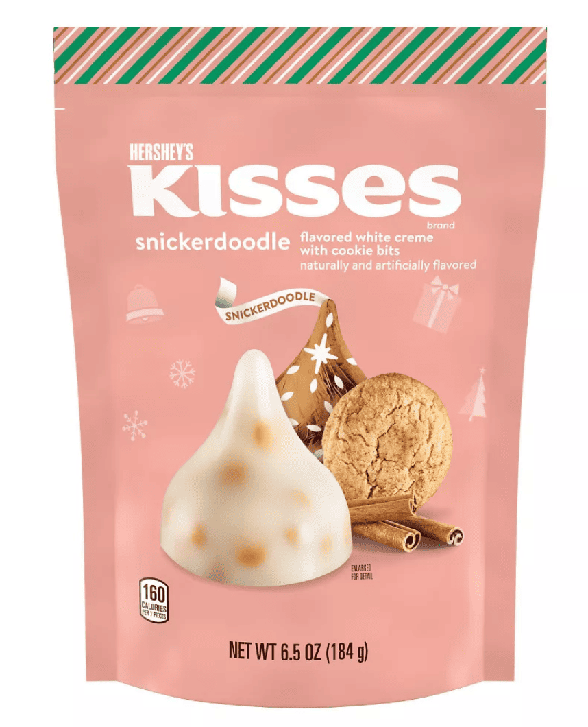 Конфеты шоколадные Hershey's Kisses Christmas Snickerdoodle Cookie 184 г (2845455520)
