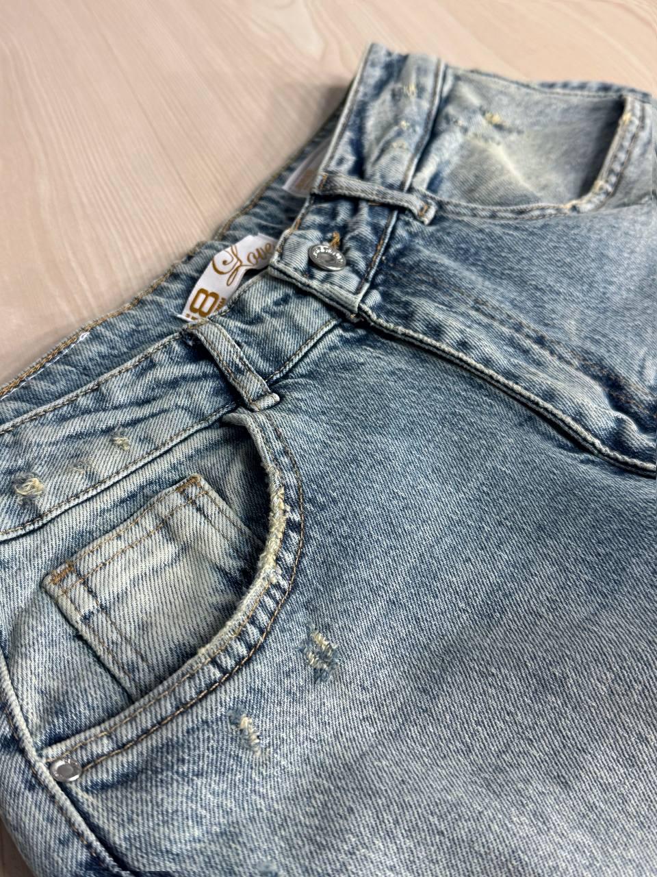 Джинси жіночі I8 51777 BAGGY широкі рвані р. 26 Блакитний (1973) - фото 4 Джинси жіночі I8 51777 BAGGY широкі рвані р. 26 Блакитний (1973) - фото 4