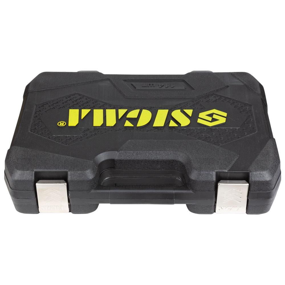 Набір насадок торцевих і біт Sigma CrV 1/4" & 1/2" 114 шт. (6003781) - фото 5