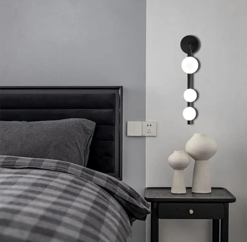 Светильник Line.F B 69-3 BK DOLL настенный Black (1958_3000)