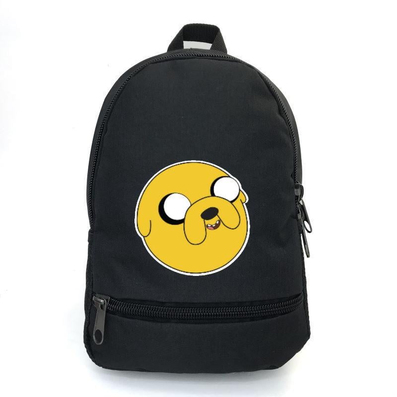 Школьный рюкзак подростковый Cappuccino Toys с принтом Adventure time-006 12,5 л Черный (1404954859)
