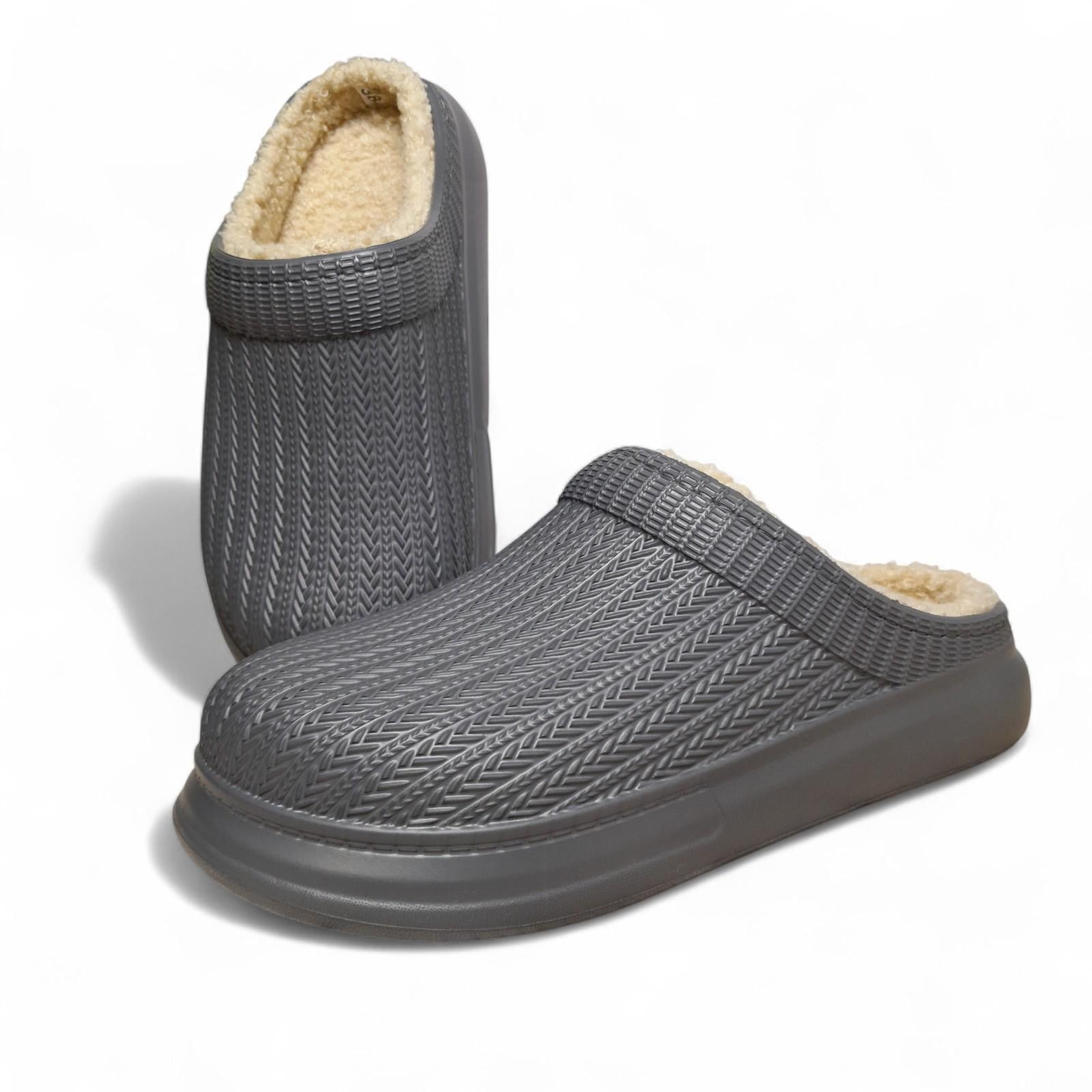 Калоші жіночі утеплені dagostyle з відкритою п'яткою р. 39 24,5 см Сірий (2744982611)