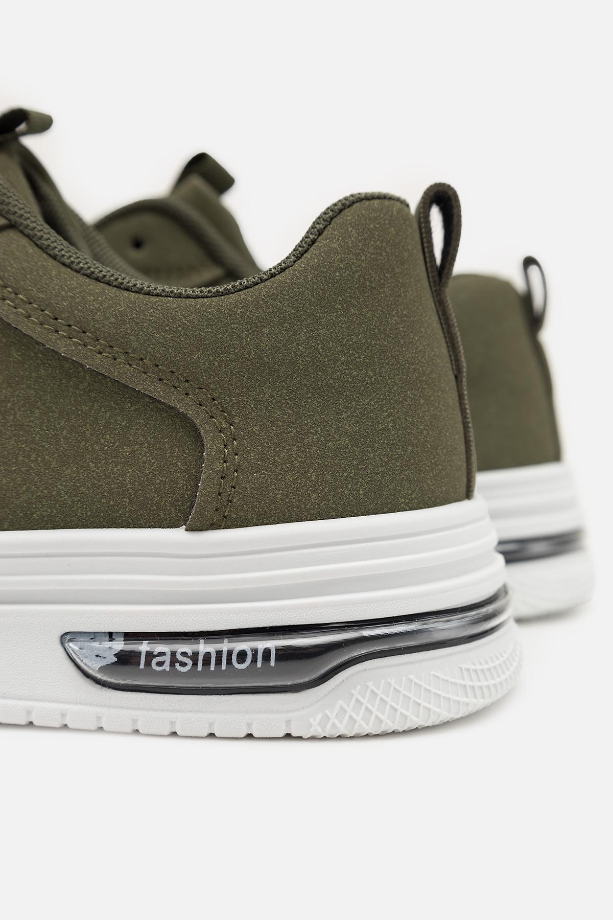 Кеди на плоскій підошві чоловічі р. 39 Хакі (SKT001040285) - фото 6