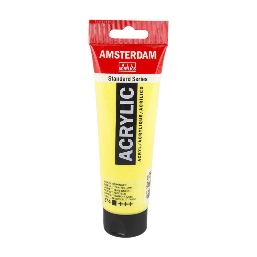 Краска акриловая AMSTERDAM Royal Talens 17092742 3 шт. 120 мл 274 Никелево-титановый желтый (8712079268039)