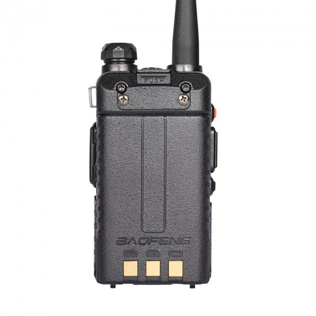 Комплект фулхаус рация Baofeng UV-5R 8W/бат BL5-3800/тангента/кабель для зарядки/кабель для программирования PL2303+ (008503) - фото 4