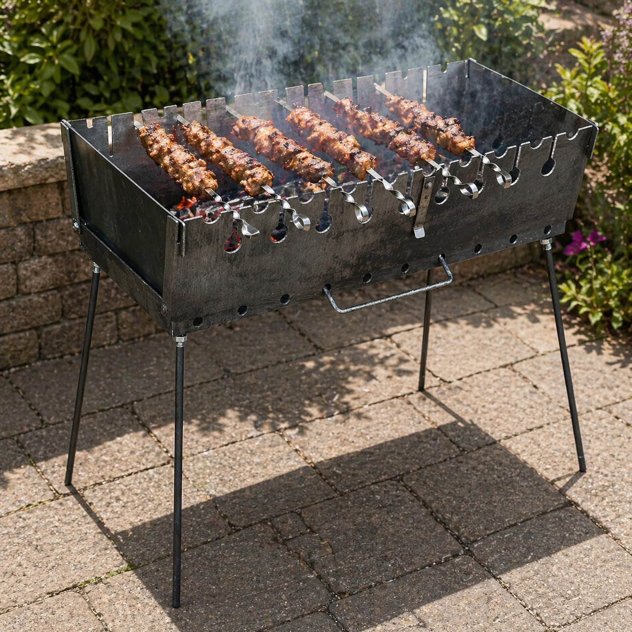 Мангал-валіза Jooki Пегас на 10 шампурів 2 мм