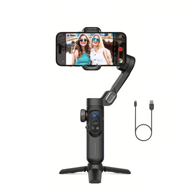 Стабилизатор для телефона трехосевой AOCHUAN SMART X Pro Professional Gimbal Stabilizer