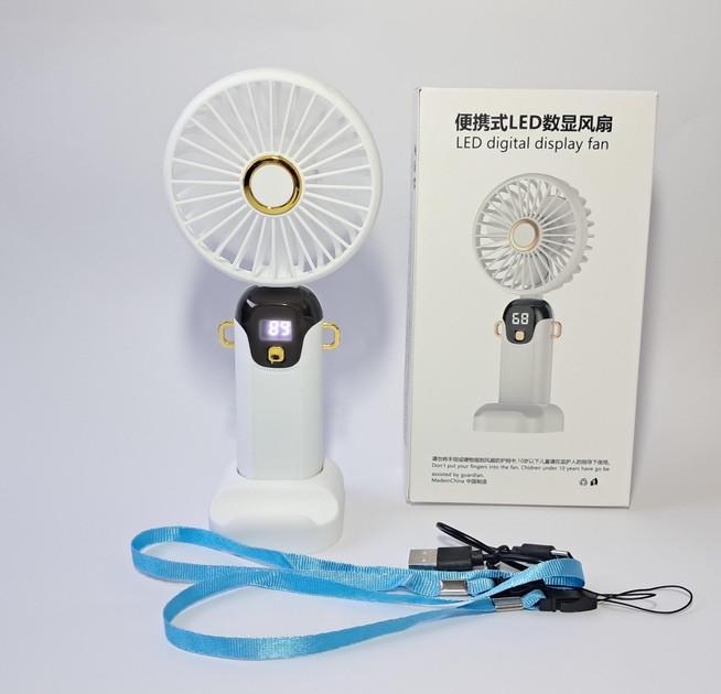 Вентилятор ручний на акумуляторі з ручкою міні вітродуйка 500 mAh 2 Вт/70 мм Білий (JX-995) - фото 6 Вентилятор ручний на акумуляторі з ручкою міні вітродуйка 500 mAh 2 Вт/70 мм Білий (JX-995) - фото 6