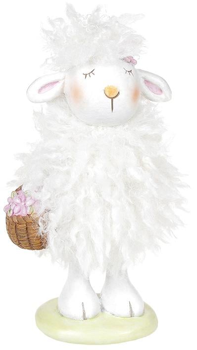 Статуэтка Овечка Тереза 9,5х6х16,5 см Белый  (BD-831-812)