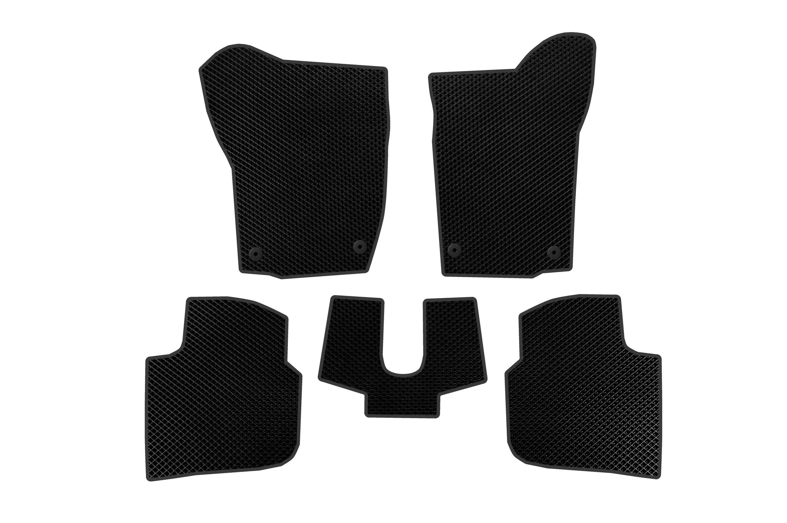 Коврики автомобильные Digital Designs EVA для Seat Toledo 2012-2019 гг. этилвинилацетат Черный (183445)