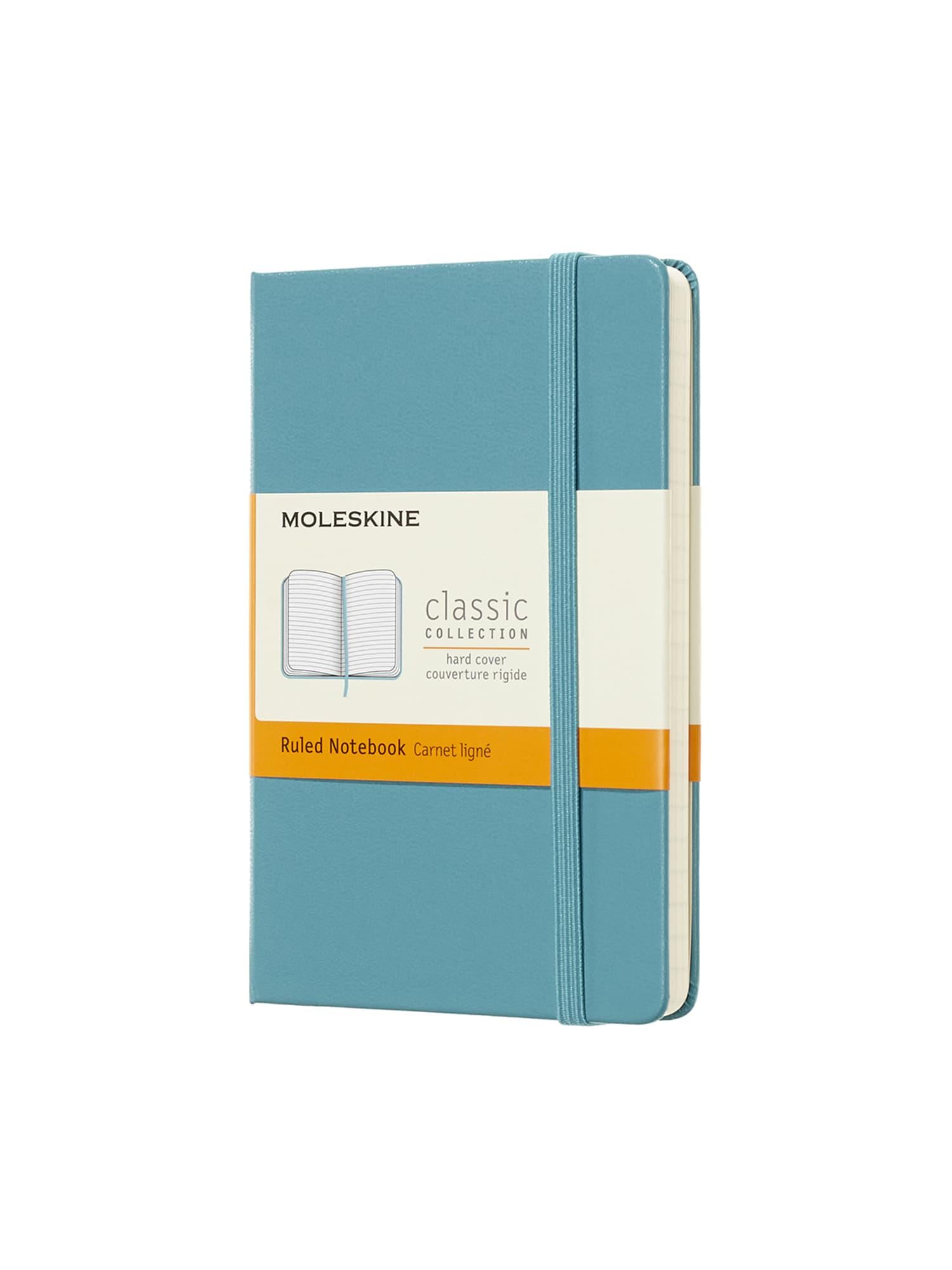 Записная книжка Moleskine Classic карманная линейка Океанский синий (MM710B35)
