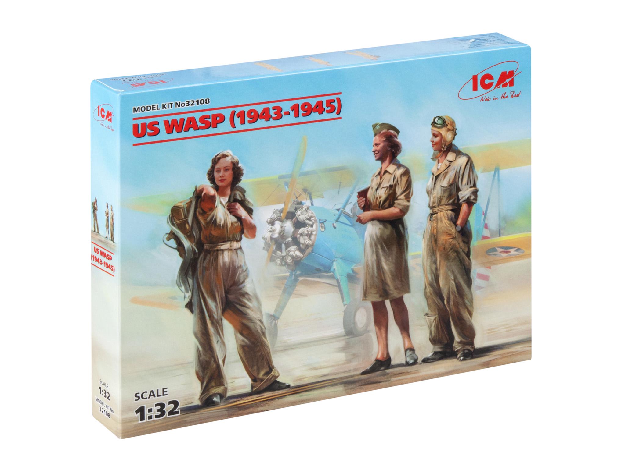 Збірна модель ICM Жінки-пілоти на службі ВПС США 1943-1945 рр. 3 фігури (32108)