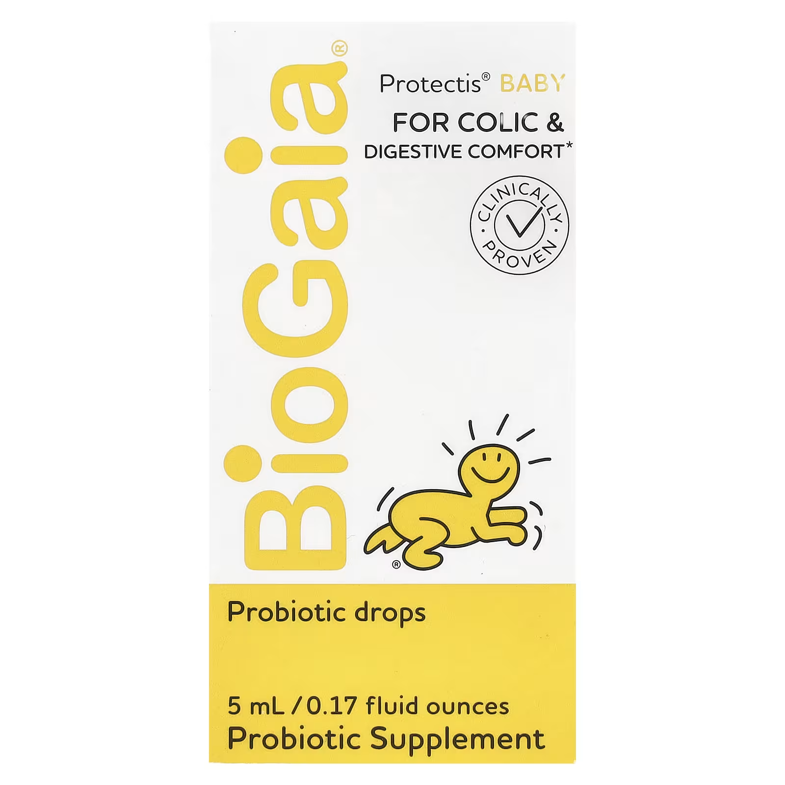 Пробиотические капли для детей BioGaia Protectis Baby 100 млн КОЕ 5 мл (27715089)