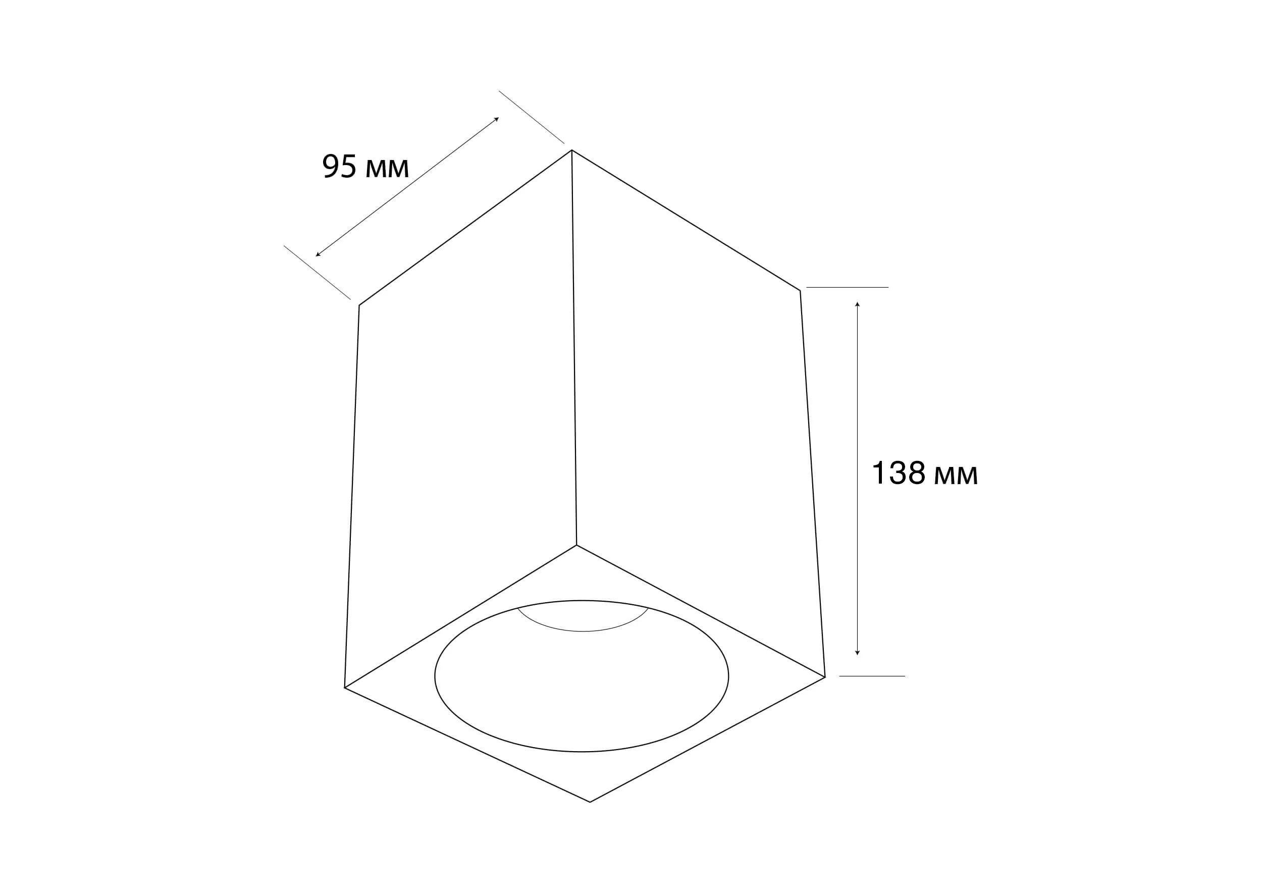 Точковий світильник MJ-Light 8001S WH+3001S BK (9420828) - фото 2