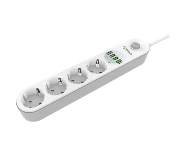 Подовжувач Gelius Pro PowerStrip G-Power GP-PS-001 4 ports 220V/4 USB 3,4A 2 м White - фото 2