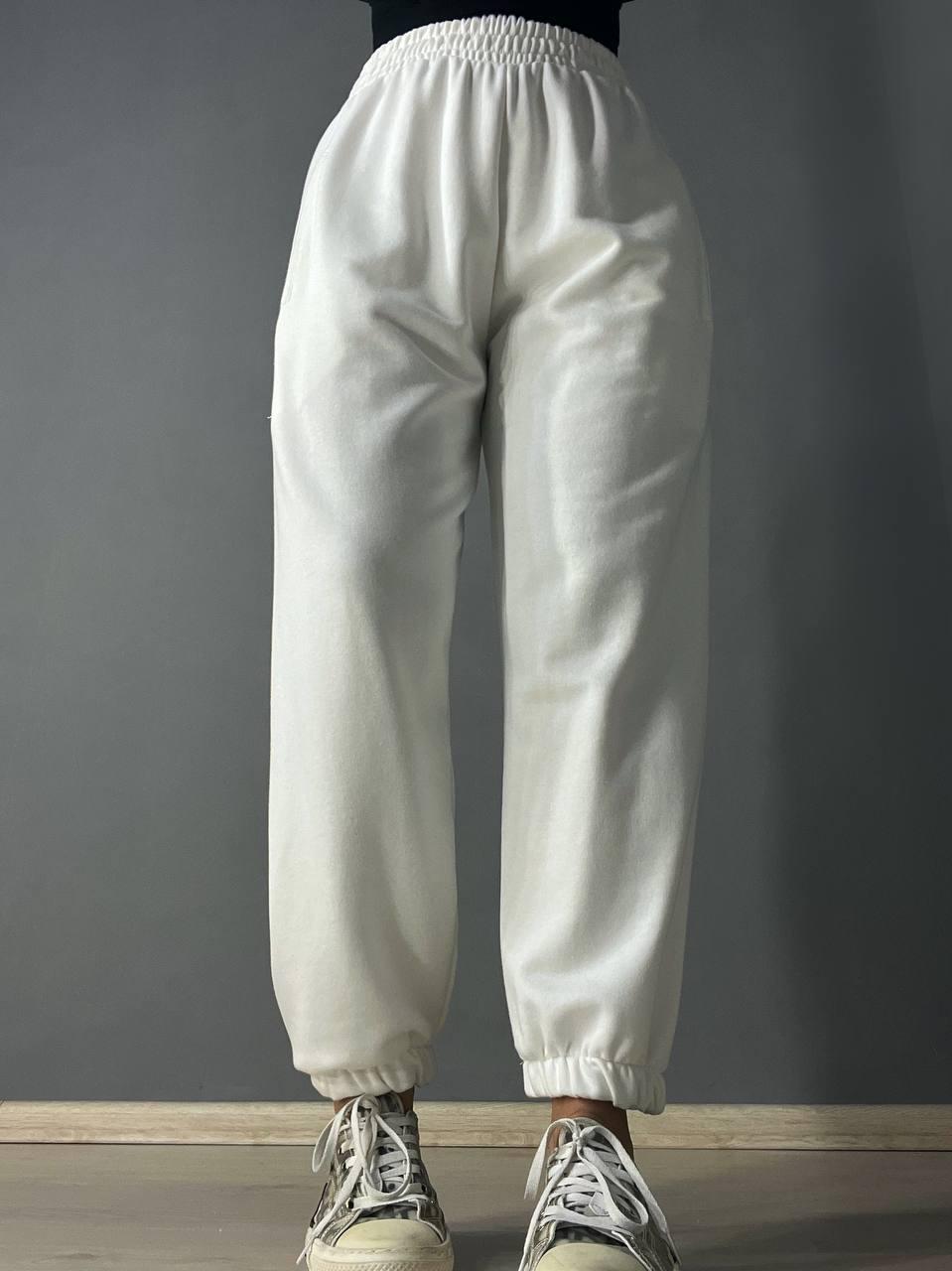 Брюки женские LSK 5279 джогеры на резинке с карманами оверсайз XL Белый (27082968) - фото 8 Брюки женские LSK 5279 джогеры на резинке с карманами оверсайз XL Белый (27082968) - фото 8