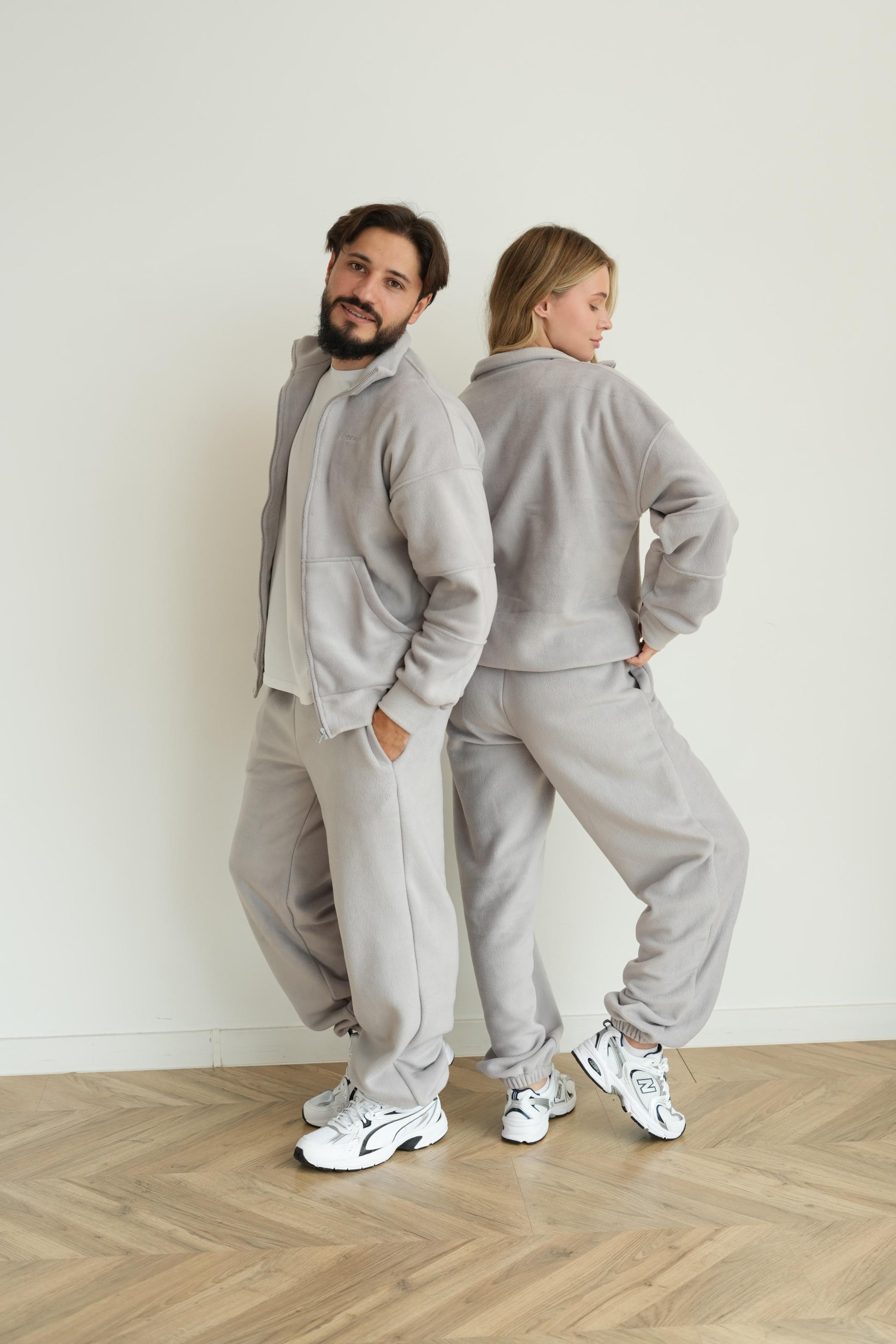 Костюм флисовый CASUAL S/M Светло-серый (10304SM) - фото 12 Костюм флисовый CASUAL S/M Светло-серый (10304SM) - фото 12