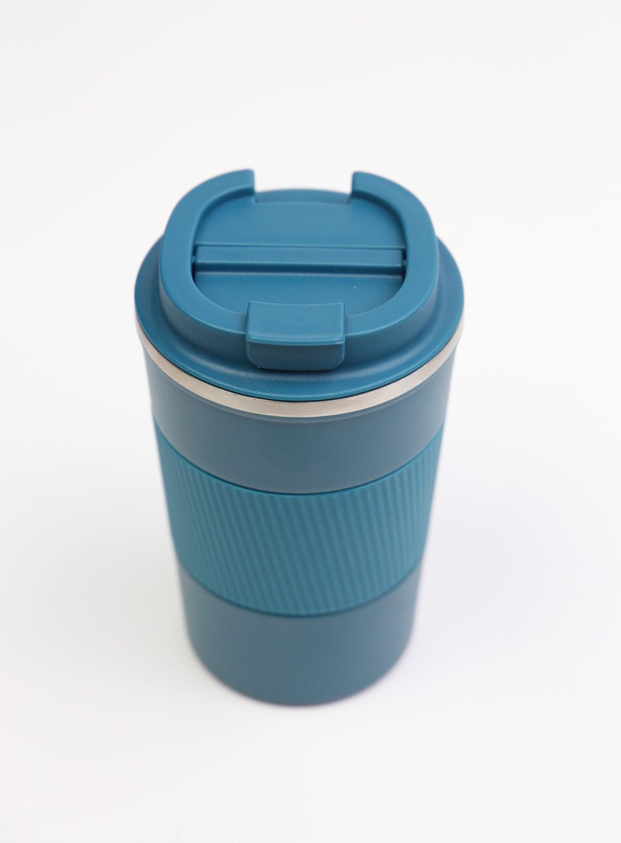 Термокружка вакуумная герметичная 380 мл Синий (00000010485) - фото 3 Термокружка вакуумная герметичная 380 мл Синий (00000010485) - фото 3