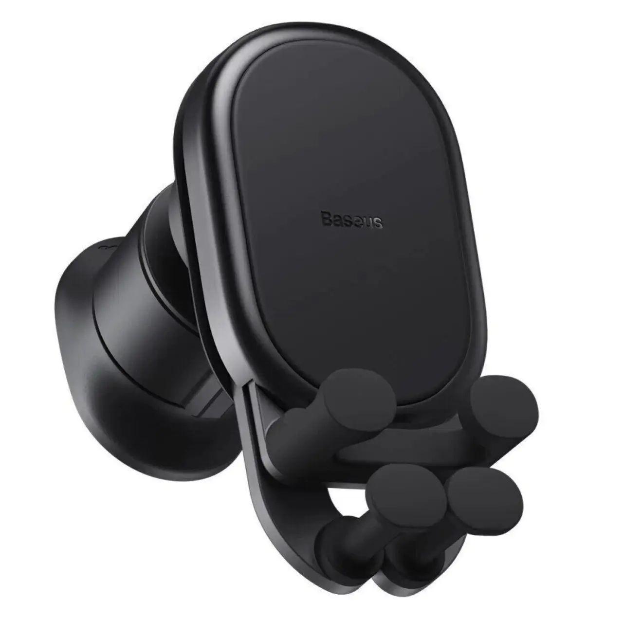 Держатель для телефона BASEUS Stable Series Gravitational Car Mount Air с вентиляцией (2128483818) - фото 5