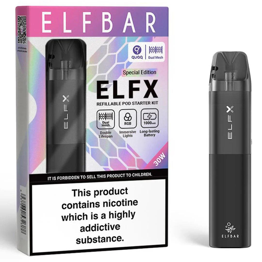 Електронна сигарета Elf Bar ELFX Kit 1000 mAh Black (23941731)