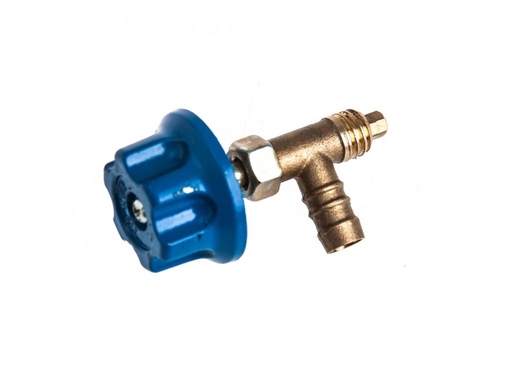Кран для чавунних газових пальників GB-23 GXD-05E латунний вентиль з різьбленням під балони Золотистий з синім (11814js) - фото 3 Кран для чавунних газових пальників GB-23 GXD-05E латунний вентиль з різьбленням під балони Золотистий з синім (11814js) - фото 3