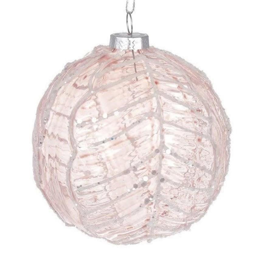 Набор шариков стеклянных 10 см 4 шт. (12611)