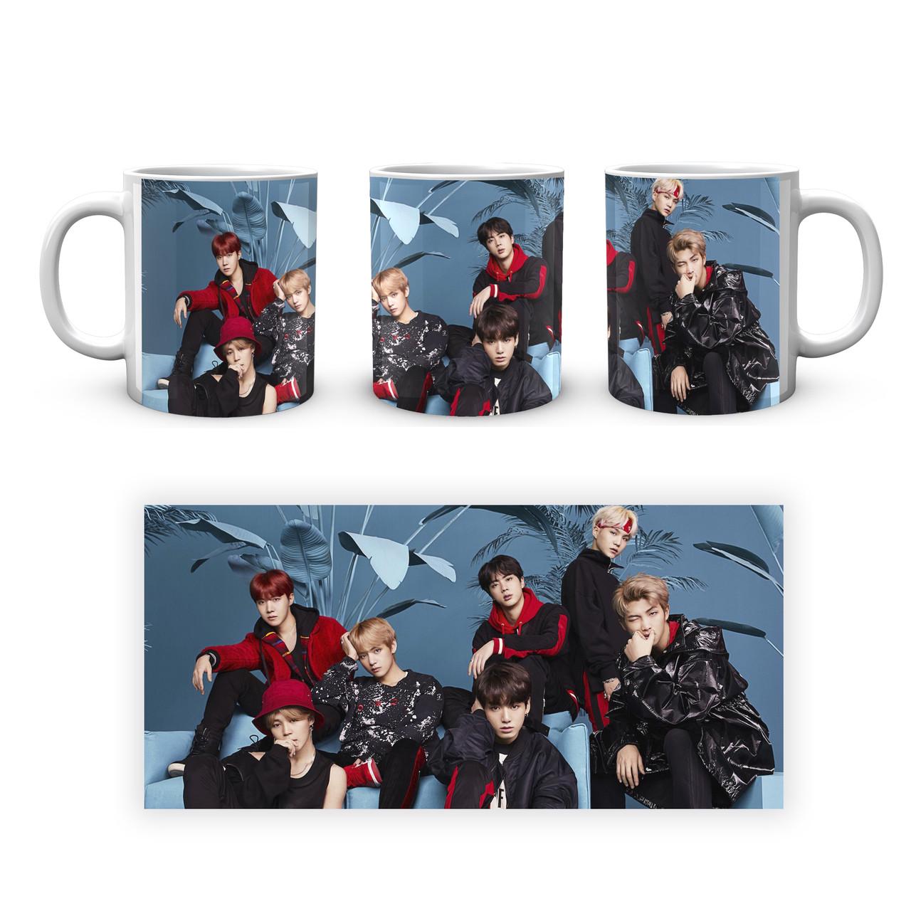 Чашка GeekLand Bangtan Boys BTS 330 мл Синий (CP 04.472.263)