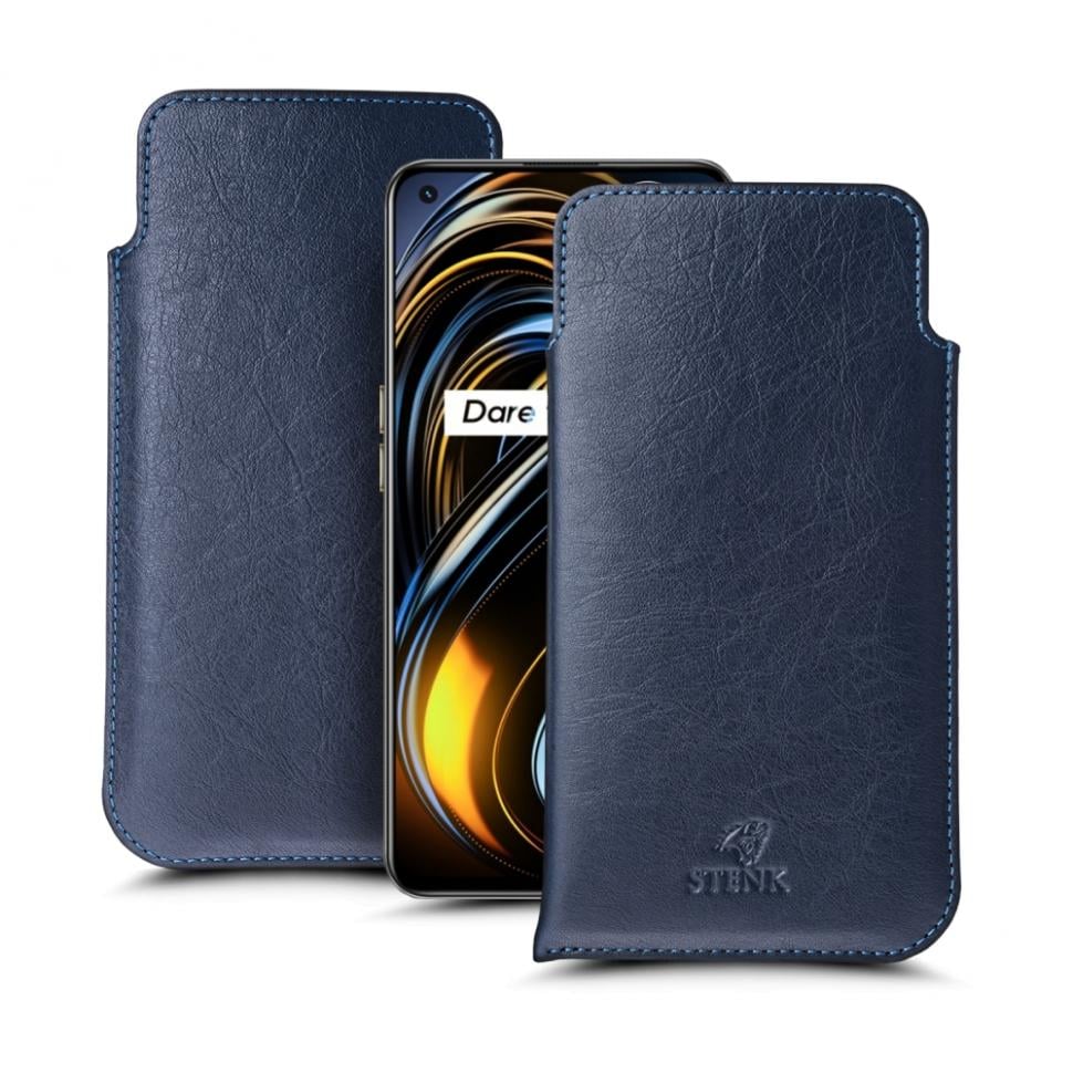 Футляр Stenk Elegance для Realme GT 5G Синий (69978)