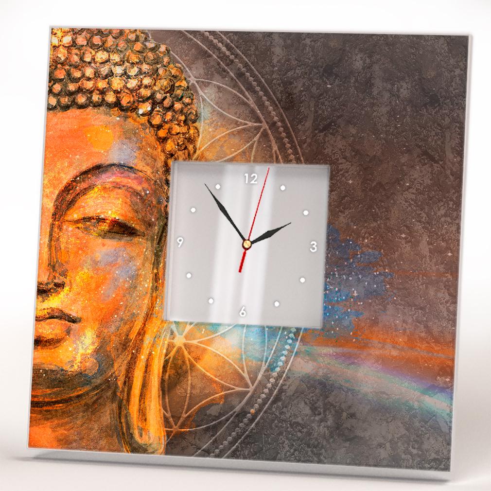 Годинник настінний Будда Буддизм 260x260 мм (C04204)