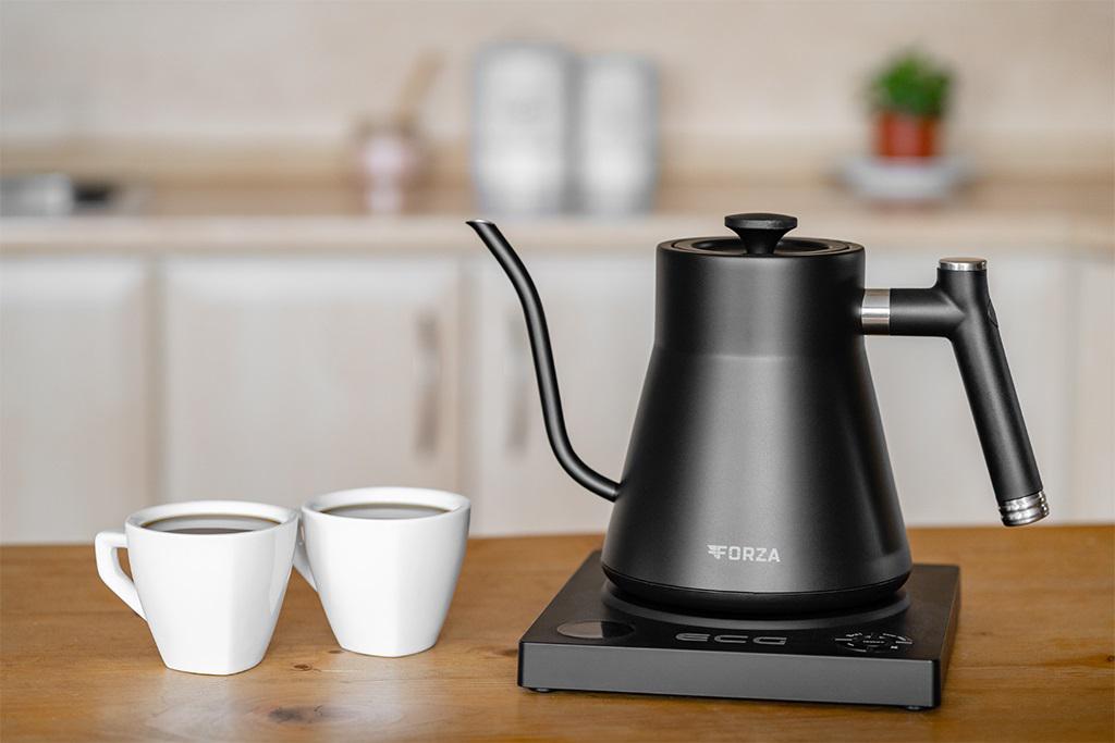 Чайник электрический ECG Forza 8000 Pour over 1 л 1200 Вт Nero (12312231) - фото 11