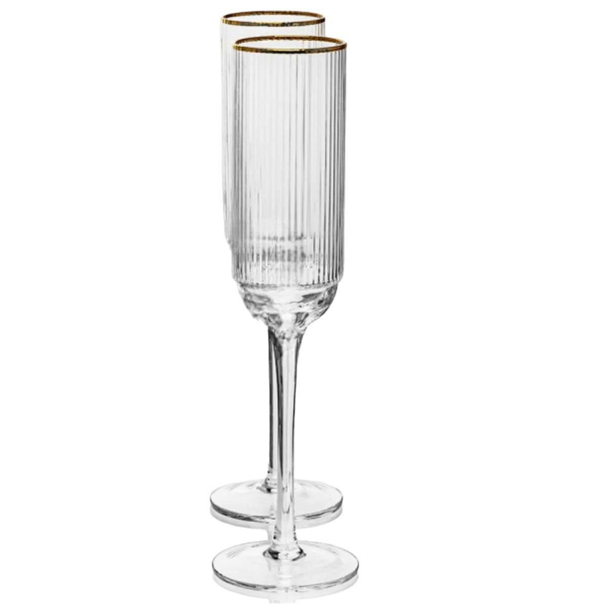 Набір келихів для шампанського A-Plus 2 шт. 160 мл (9060) Набір келихів для шампанського A-Plus 2 шт. 160 мл (9060)