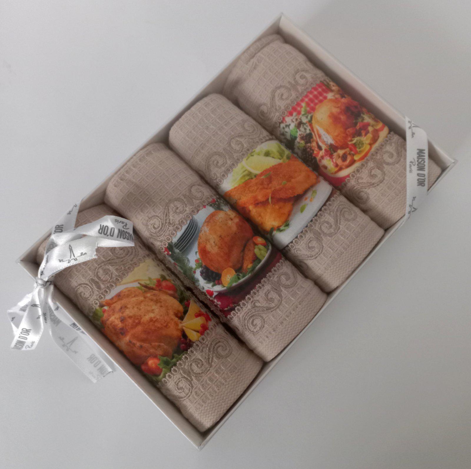 Подарочный набор полотенец Maison D'or Chicken Cappucino (CN9123)