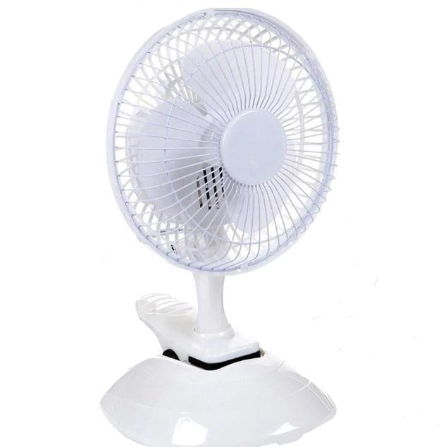 Вентилятор настольный Domotec MS-1623 на прищепке 15 Вт Белый (2104618541)