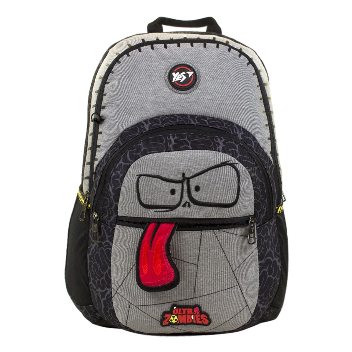 Рюкзак молодіжний YES T-85 Zombie з пеналом Сірий (558284)