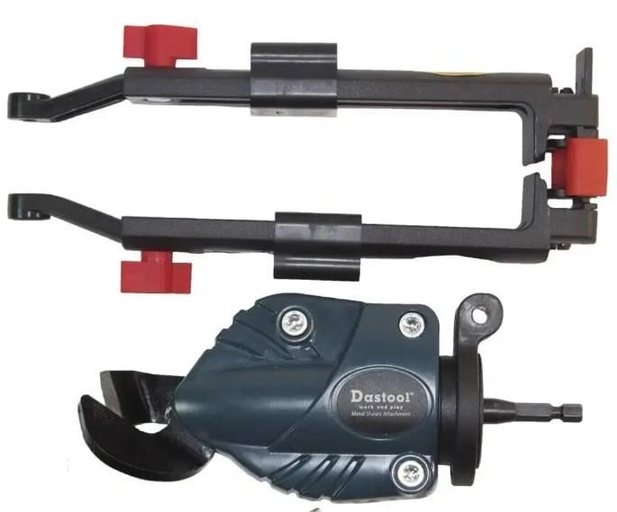 Насадка-ножиці Dastool для різання металу на дриль або шуруповерт (29227380) - фото 4