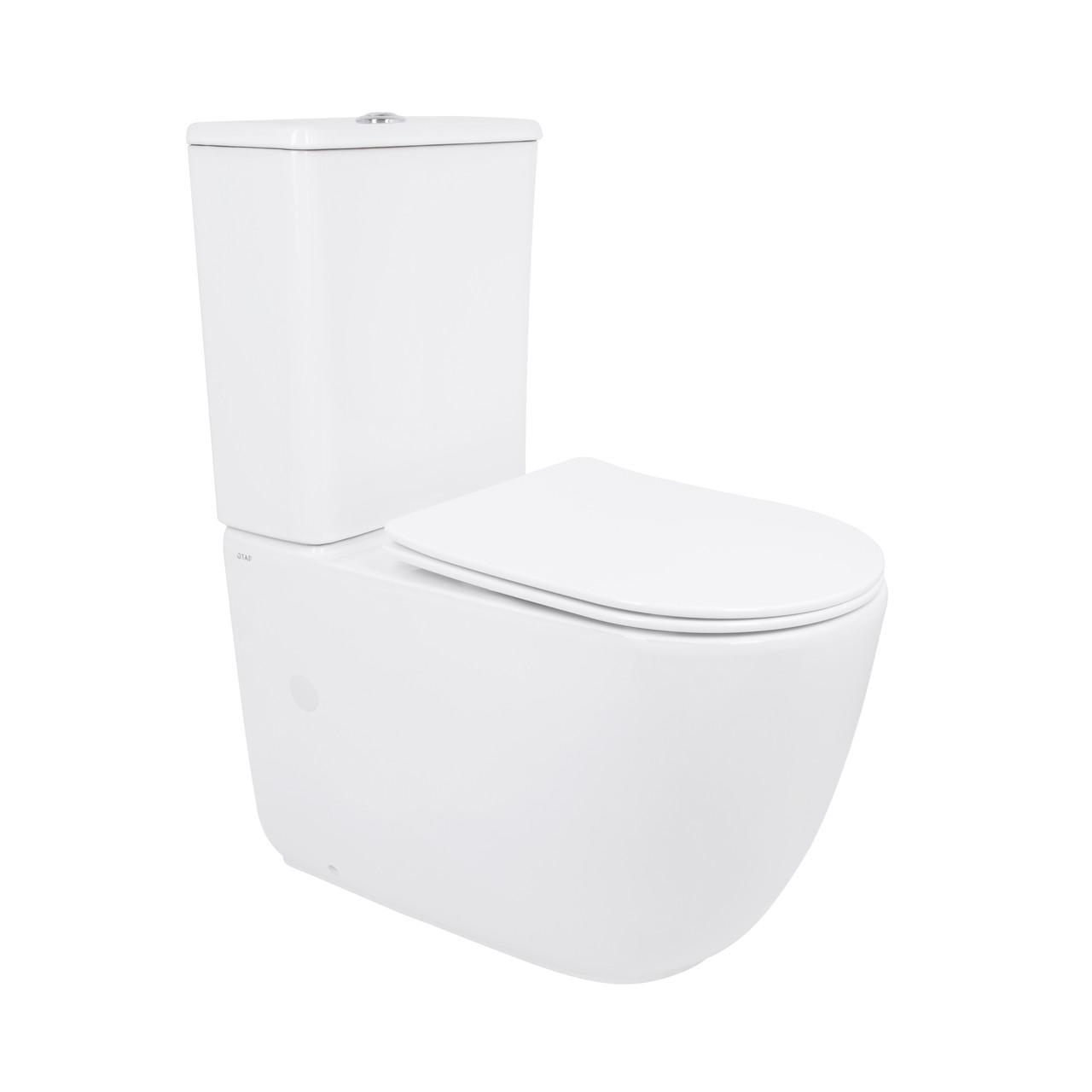 Унитаз напольный Qtap Leo Ultra Quiet QTLEO27W49261 620x355x790 мм с сиденьем Soft-close White