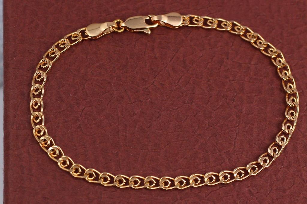 Браслет Xuping Jewelry лав 17 см х 3,5 мм Золотистый (2381054340)