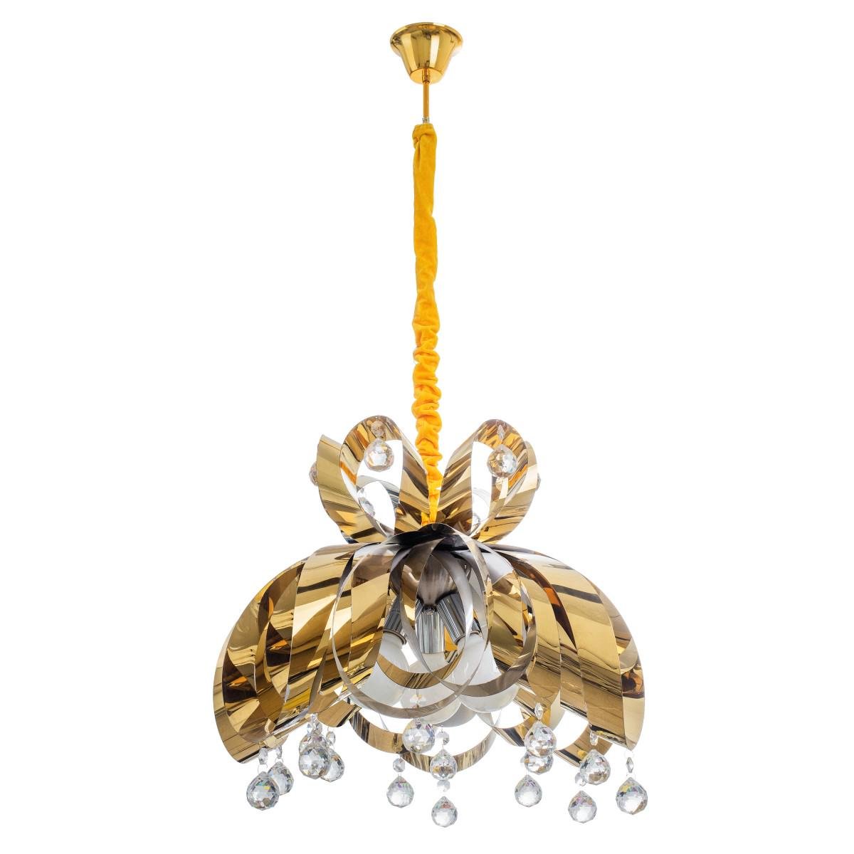 Люстра подвес современная лофт Brille BL-077S/3 E27 Gold