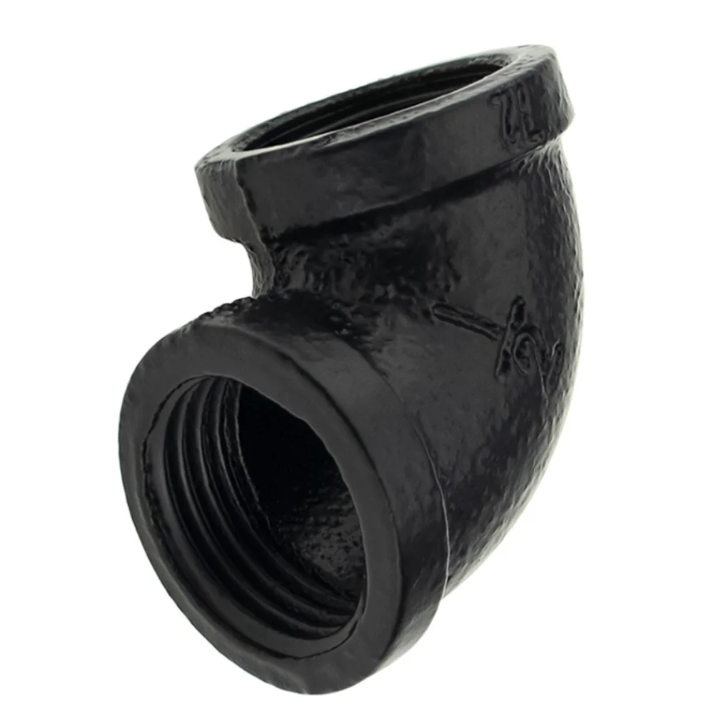 Меблеве кутове з'єднання двох труб Sigma для труби d 19 мм з різьбленням Чорний (AF1032)